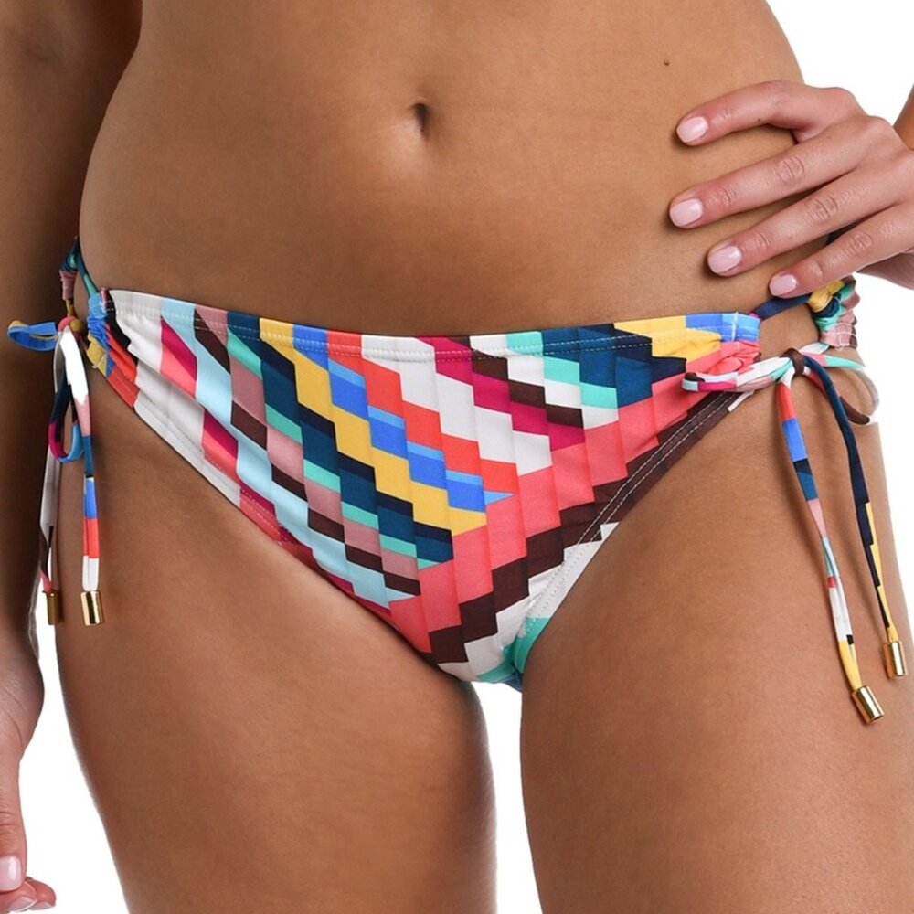 La Blanca Side Tie Hipster Swim Bottoms